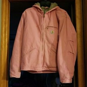 Breast Cancer Carhartt Jacket with hood